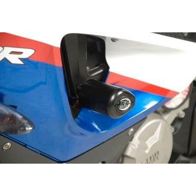 Load image into Gallery viewer, R&amp;G Racing Black Aero Style Crash Protectors - Race Version For 2010-2011 BMW S1000RR

