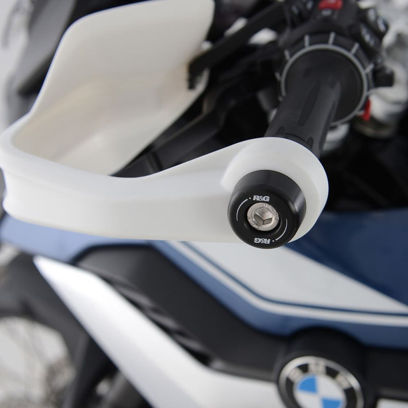 Load image into Gallery viewer, R&amp;G Racing Black Bar End Sliders For 2022-2023 BMW F850GS
