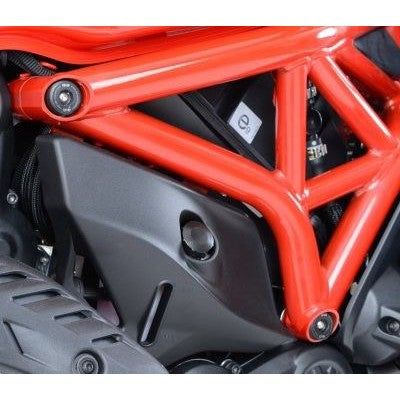 R&G Racing Black Frame Plug Kit 6 Piece Kit For 2014-2016 Ducati Monster 1200