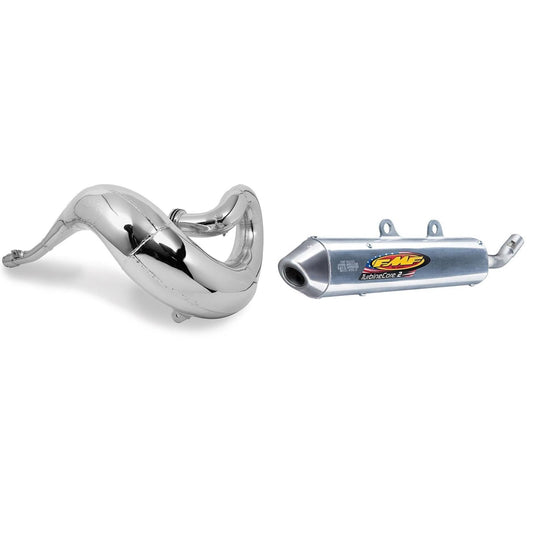 Fatty Exhaust Pipe & Turbinecore 2 Silencer for HONDA CR125R 2000-2001