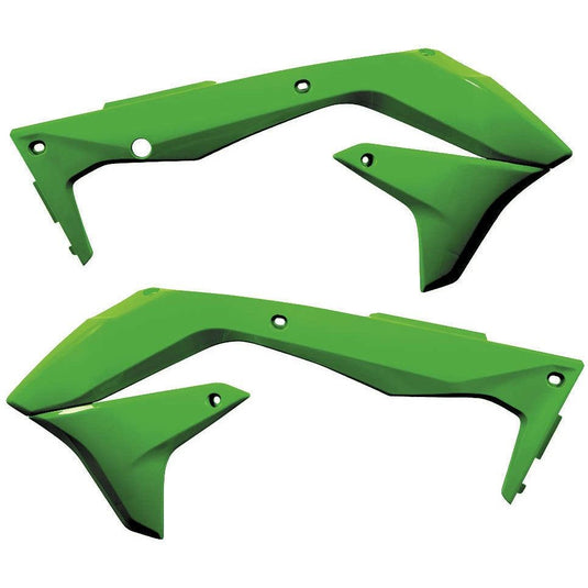 Acerbis Green Radiator Shrouds for Kawasaki - 2449690006