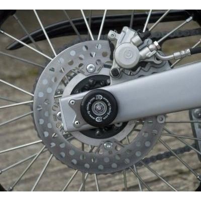 Load image into Gallery viewer, R&amp;G Racing Black Swingarm Protectors SP0042BK
