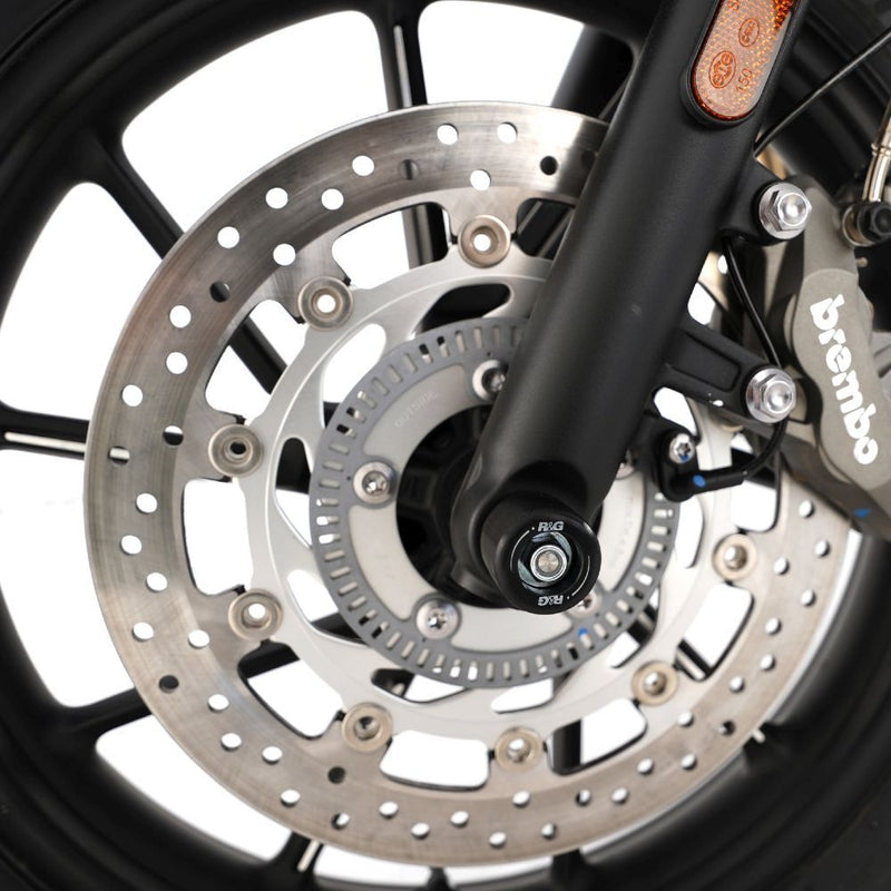 Load image into Gallery viewer, R&amp;G Racing Black Fork Protectors FP0189BK
