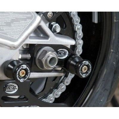 R&G Racing Black Cotton Reels Offset For 2009-2014 BMW HP4 ABS