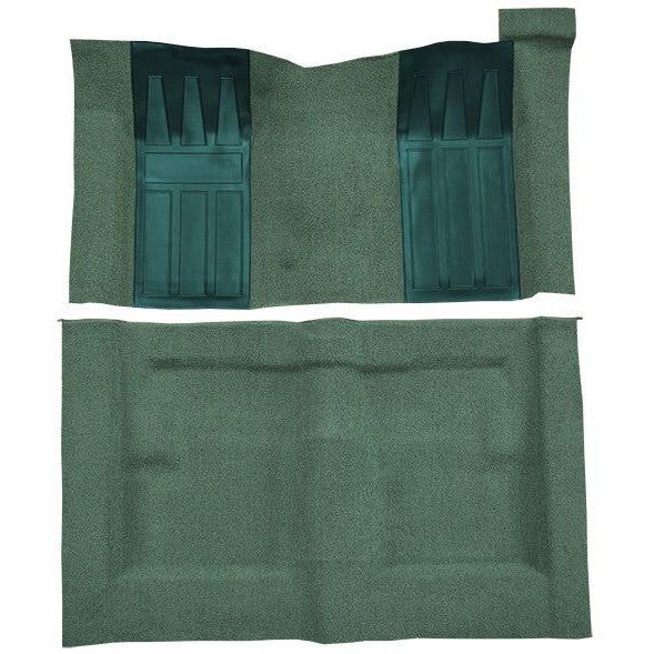 ACC Replacement Carpet Kit For 1969-1970 Ford Ranchero GT Auto with 2 Aqua Inserts - CHOOSE COLOR