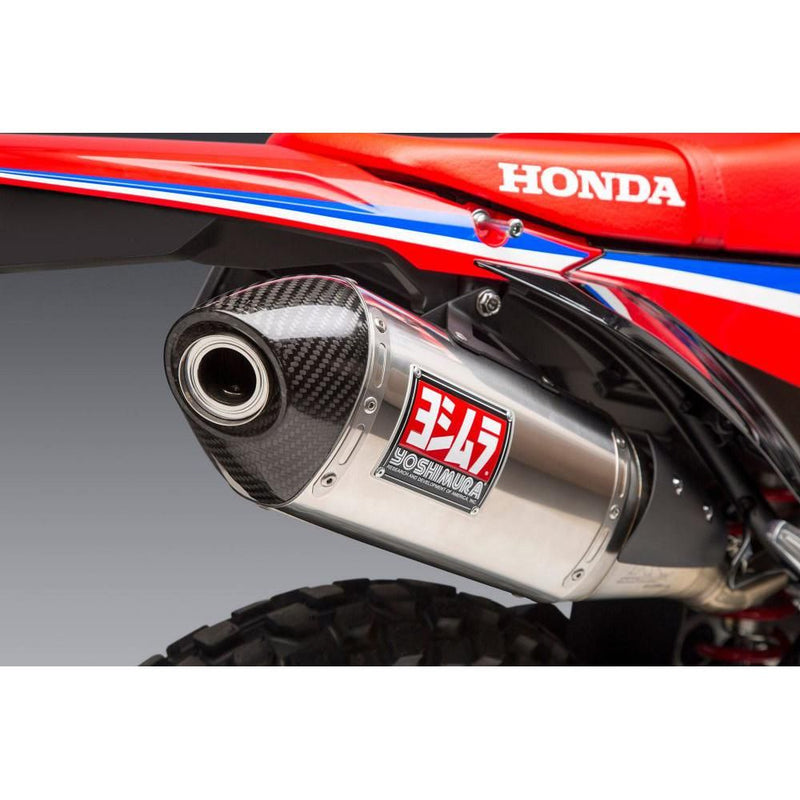 Load image into Gallery viewer, Yoshimura RS-4 Stainless Race Slip-On Exhaust with Carbon Fiber End Cap 123412D520
