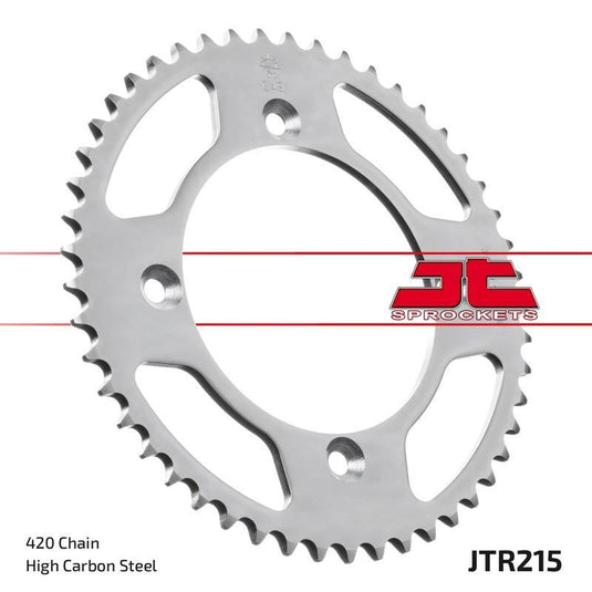 JT Sprockets Rear Steel Sprocket 55 Tooth 55T 420 Chain JTR215.55