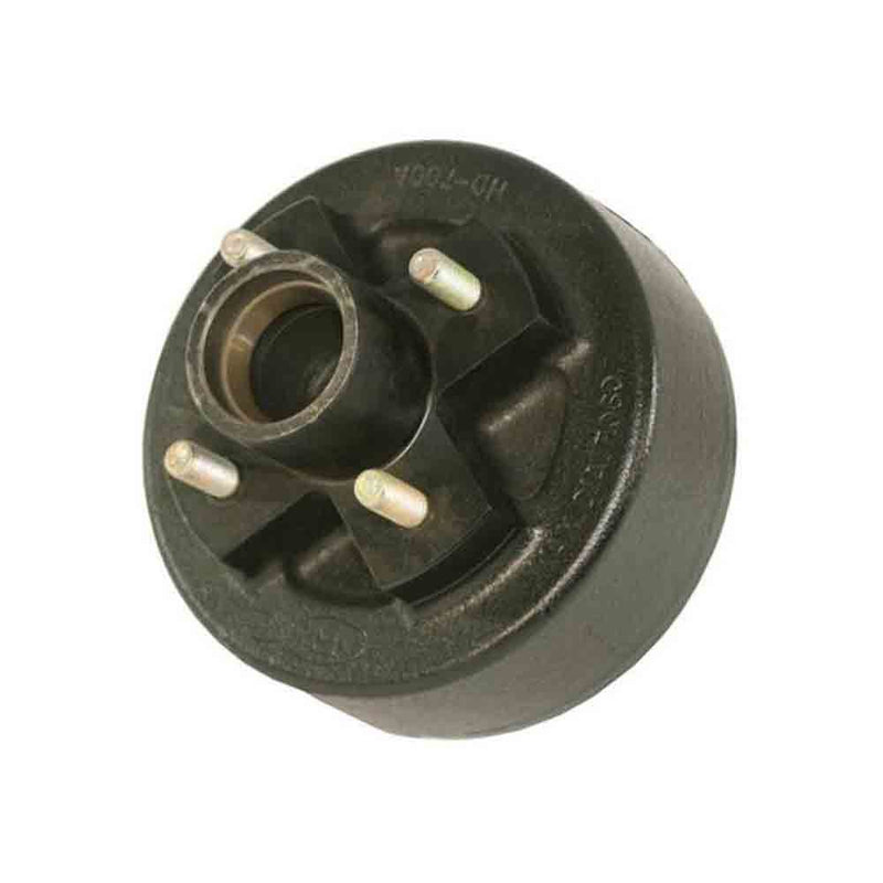 Load image into Gallery viewer, Trailer Hub and Drum - 4 on 4" Bolt Circle, 1,250lb Capacity for Straight Spindles
