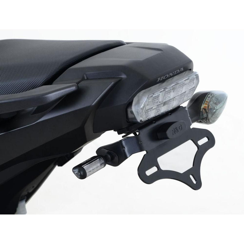 Load image into Gallery viewer, R&amp;G Racing Black Tail Tidy License Plate Holder LP0212BK

