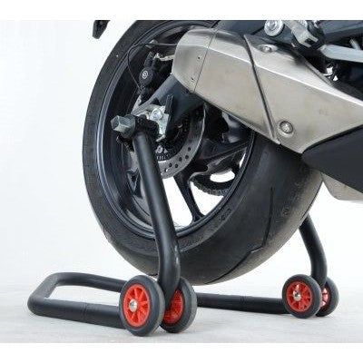 Load image into Gallery viewer, R&amp;G Racing Silver M10 Elevation Paddock Stand Pins For 2024 Husqvarna VITPILEN 401
