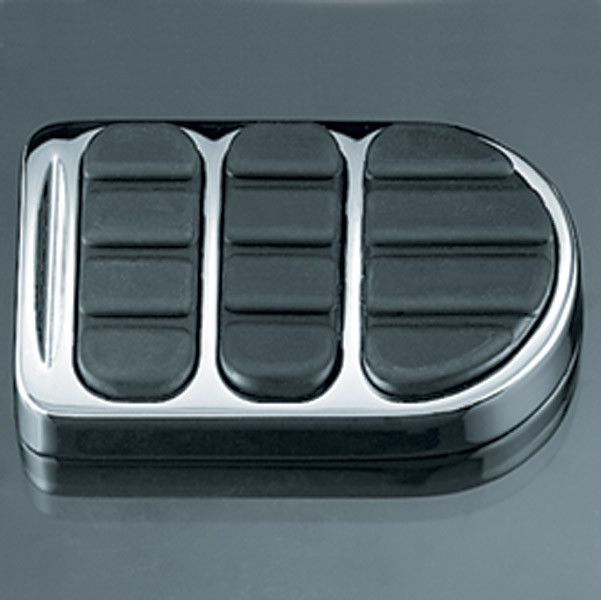 KURYAKYN CHROME BRAKE PEDAL PAD FOR 1984-2017 HARLEY FX SOFTAILS, FXDF EA 8029