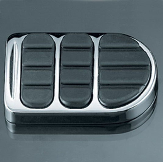 KURYAKYN CHROME BRAKE PEDAL PAD FOR 1984-2017 HARLEY FX SOFTAILS, FXDF EA 8029