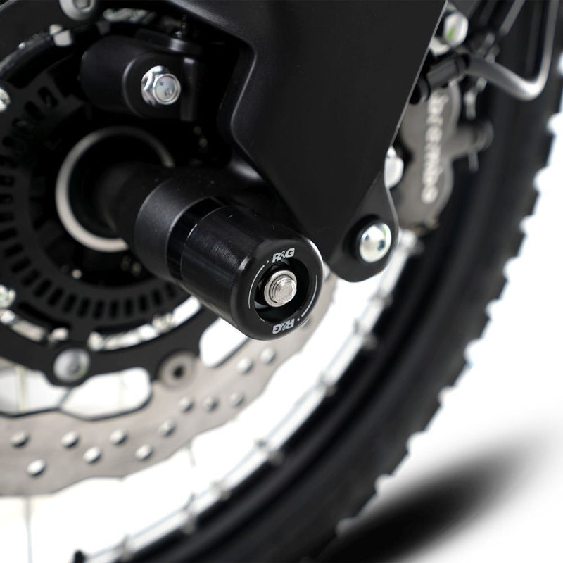 Load image into Gallery viewer, R&amp;G Racing Black Fork Protectors For 2021-2022 Yamaha Tenere 700 XTZ07 Rally
