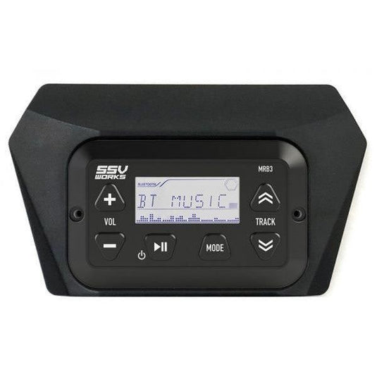 SSV Works Dash Mount Kit for MRB3 Media Controller For Polaris RZR XP 1000 2019-2022
