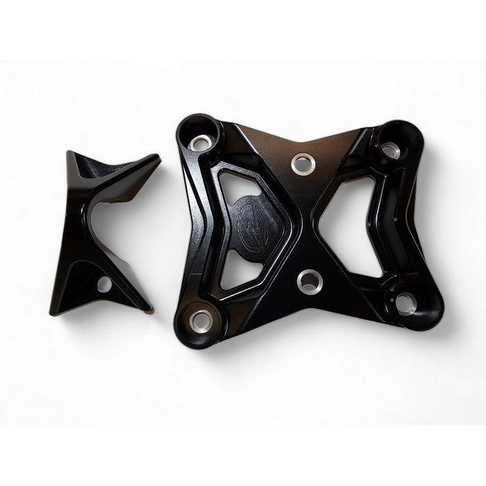 Load image into Gallery viewer, Elektric Offroad Black Radius Rod Plate With Tow Hook For Can-Am Maverick X3 2017-2021
