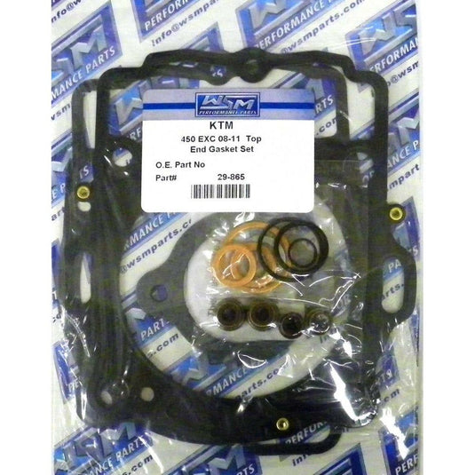 WSM Top End Gasket Kit For KTM 450 EXC / XC 08-11 29-865