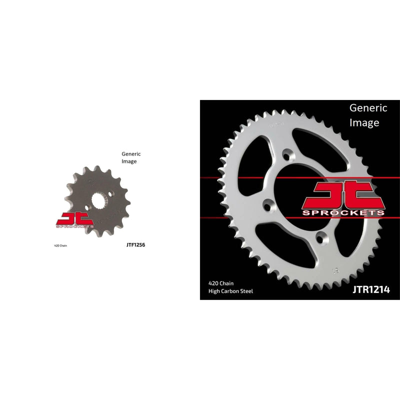 Load image into Gallery viewer, JT SPROCKETS Front and Rear Steel Sprocket Kit for OffRoad HONDA XR70R 2000-2003
