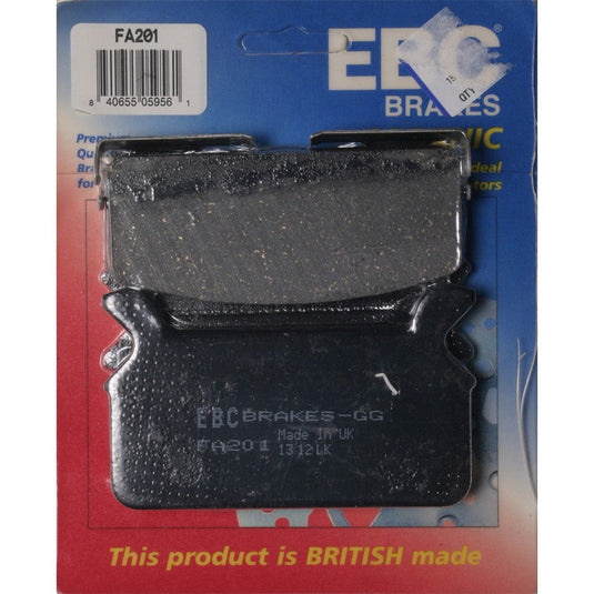 EBC 1 Pair FA Series Organic Replacement Brake Pads MPN FA201