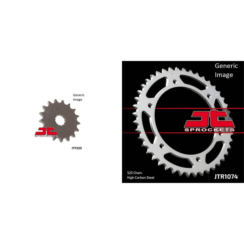 Load image into Gallery viewer, Front &amp; Rear Sprocket Kit for Street HYOSUNG GT650 R 2009-2015
