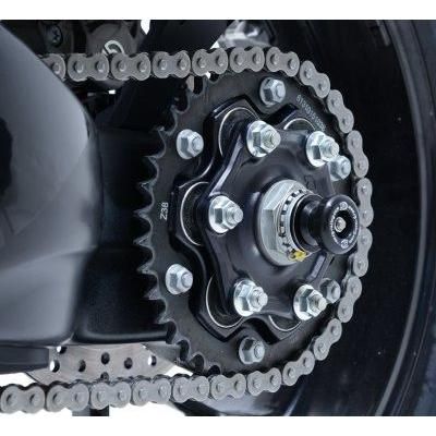 Load image into Gallery viewer, R&amp;G Racing Black Spindle Sliders SS0041BK
