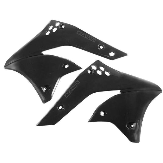 Acerbis Black Radiator Shrouds for Kawasaki - 2043740001