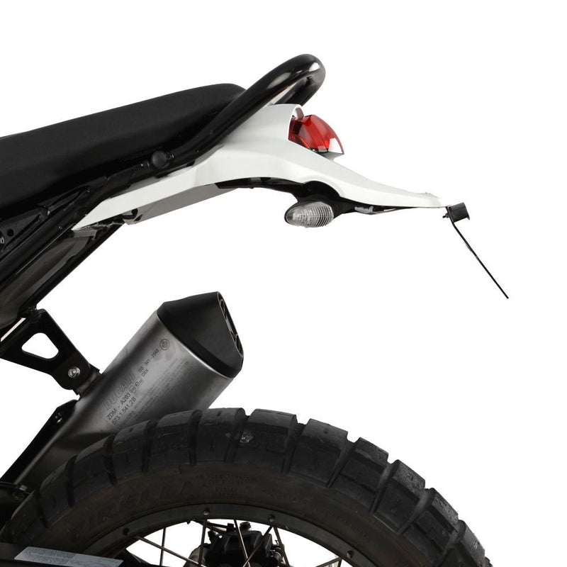Load image into Gallery viewer, R&amp;G Racing Black Tail Tidy License Plate Holder For 2022-2024 Ducati DesertX
