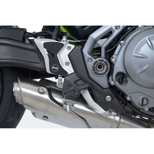 R&G Racing Black Boot Guard Kit For 2017-2024 Kawasaki Ninja 650 EX650