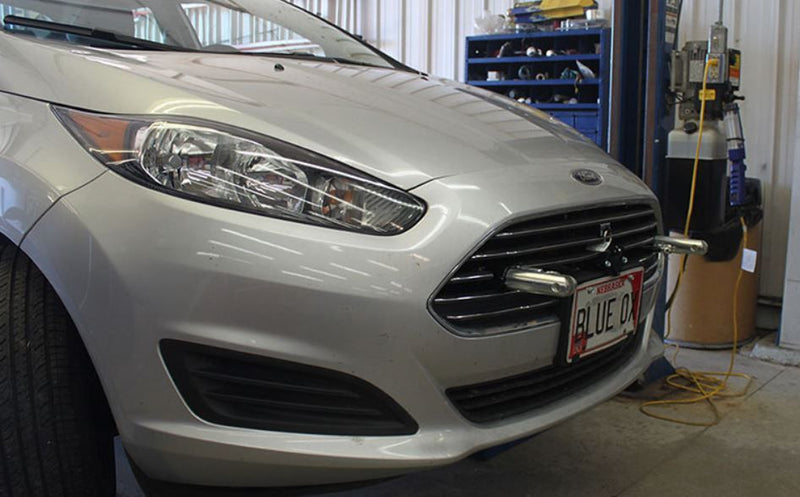 Load image into Gallery viewer, Blue Ox Alpha 2 Tow Bar (6,500 lbs. cap.) &amp; Baseplate Combo fits 2014-2019 Ford Fiesta (with EcoBoost)
