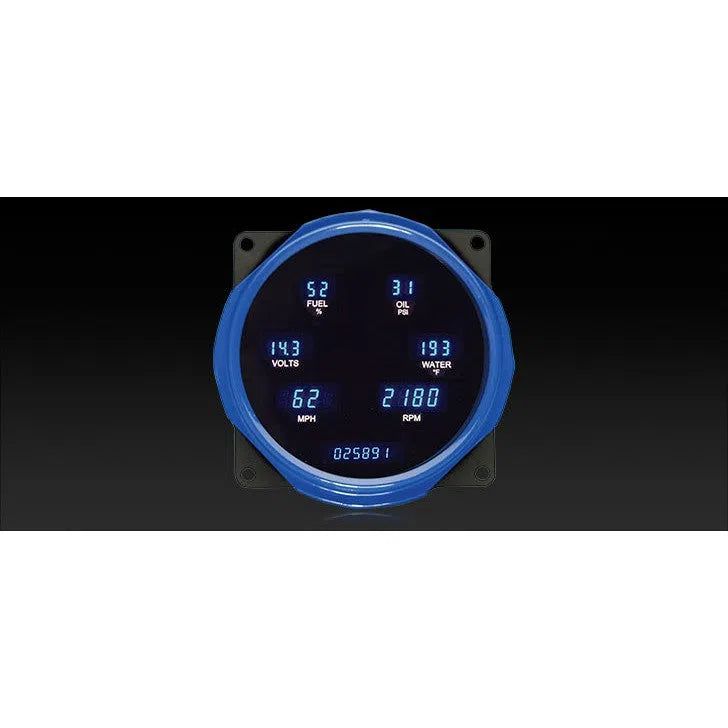 Load image into Gallery viewer, Dakota Digital 1955-1986 Jeep CJ Series III Gauge Kit with Teal/Blue Display VFD3-55J-CJ-Z
