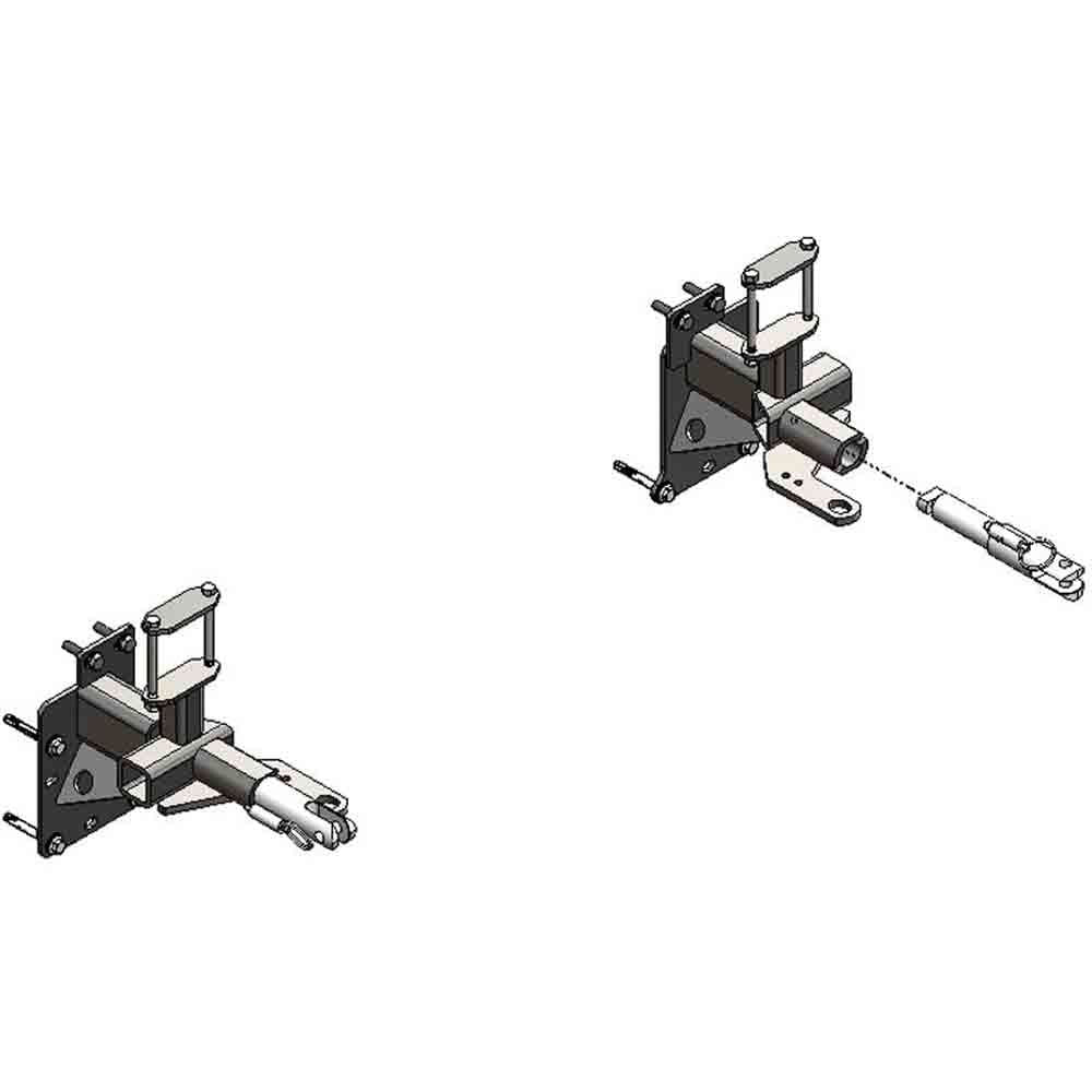 Blue Ox BX1144 Baseplate fits Jeep Cherokee Aluminum Bumper w/out Tow Hooks (Includes ACC, Shutters, & Tech. Pkg.) (2-Speed Transfer Case)