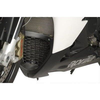Load image into Gallery viewer, R&amp;G Racing Black Oil Cooler Guard For 2009-2014 Aprilia RSV4 Factory
