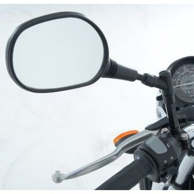 R&G Racing Black Mirror Risers For 2022-2024 Aprilia Tuareg 660