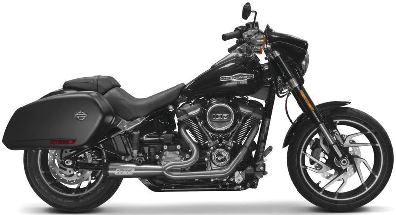 Load image into Gallery viewer, Two Brothers Racing 2-Into-1 Comp-S Exhaust Polished with Carbon Fiber Tip

