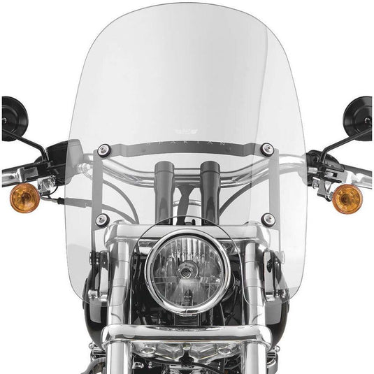 National Cycle Clear Spartan Quick Release Windshield With Mount Kit, Straight Forks