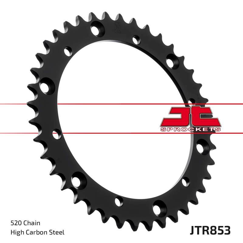 JT Sprockets Rear Steel Sprocket 49 Tooth 49T 520 Chain For Yamaha YZ250F G,H,J 1994-1997 JTR853.49