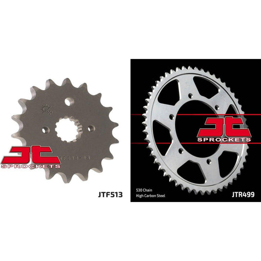 Front & Rear Sprocket Kit for SUZUKI GSX-R1300 R-K7 Hayabusa Ltd 07 JT Sprockets