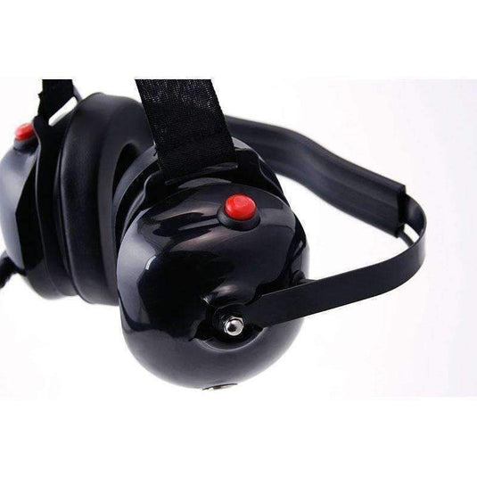 Rugged Radios H60 Dual Radio Behind the Head (BTH) Headset - Black H60-BLK