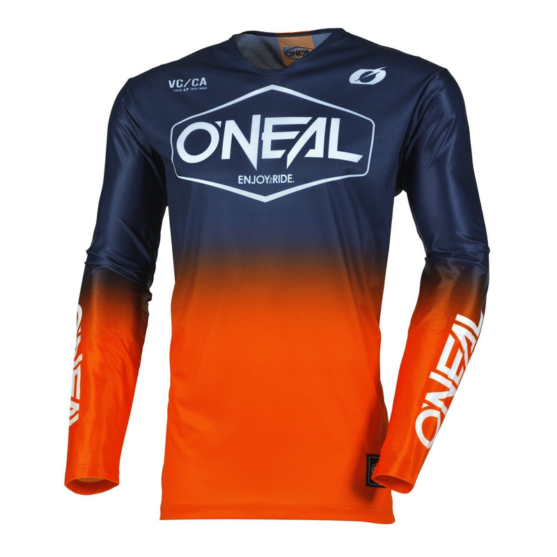 Load image into Gallery viewer, Motocross Jersey 242 O&#39;Neal Mayhem Hexx Blue / Orange Motocross Jersey
