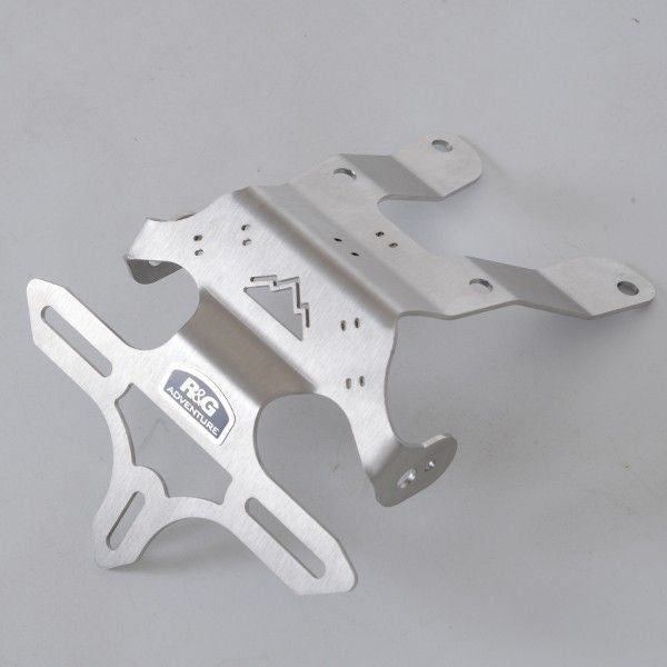 Load image into Gallery viewer, R&amp;G Racing Silver Tail Tidy License Plate Holder LP0270SI
