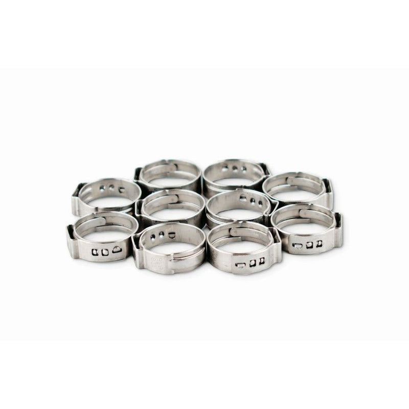 Load image into Gallery viewer, WSM Oetiker Hose Clamp 016.6mm-019.8mm 10 Pack 13-162-48
