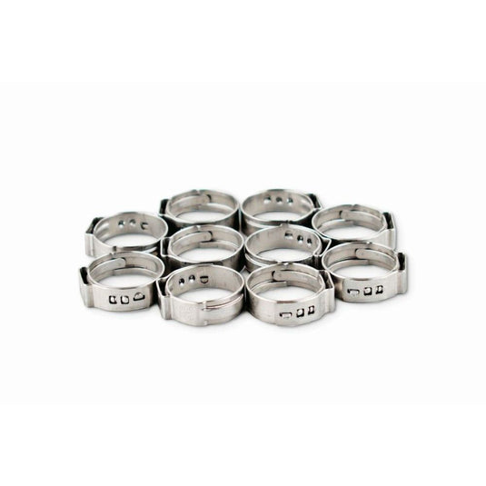 WSM Oetiker Hose Clamp 016.6mm-019.8mm 10 Pack 13-162-48