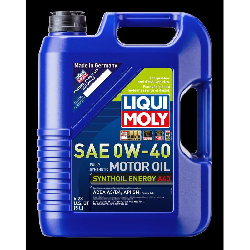 Load image into Gallery viewer, Liqui Moly 5L Synthoil Energy A40 SAE 0W40 Motor Oil 2050
