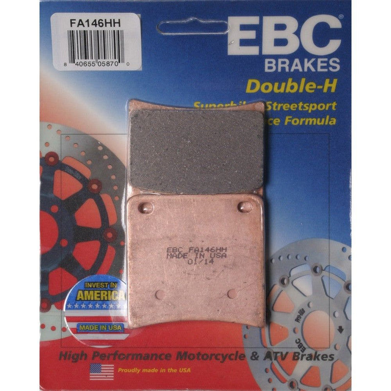 Load image into Gallery viewer, EBC 1 Pair Sintered HH Race Formula Brake Pads MPN FA146HH
