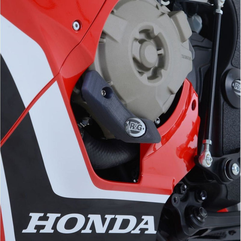 Load image into Gallery viewer, R&amp;G Racing Black Engine Case Sliders LHS For 2017-2019 Honda CBR1000RR SP
