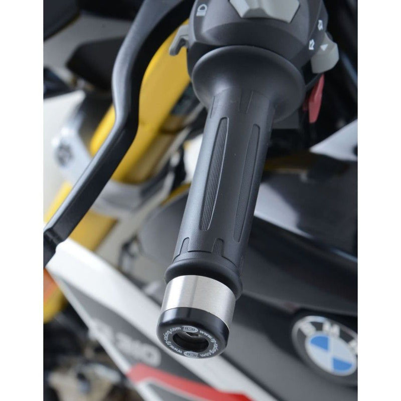 Load image into Gallery viewer, R&amp;G Racing Black Bar End Sliders For 2017-2024 BMW G310GS
