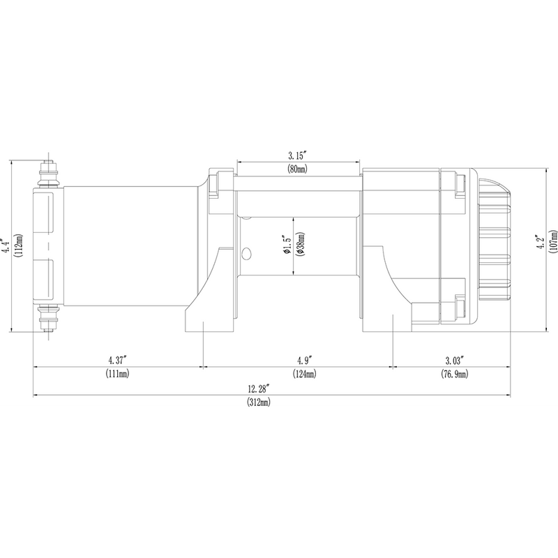 Load image into Gallery viewer, KFI Products Winch Kit For Polaris RZR XP Turbo S/S 4 2018-2020
