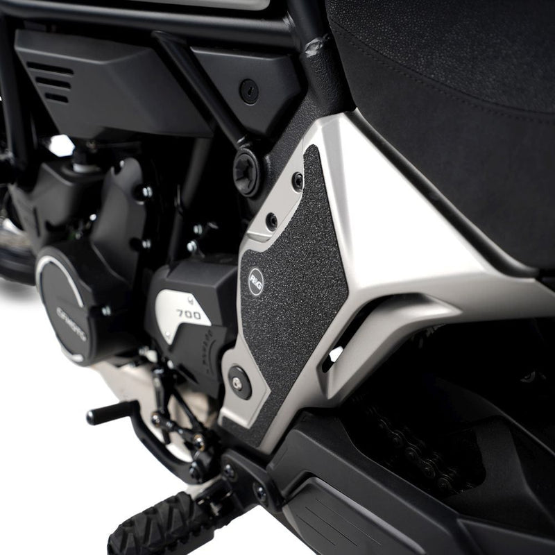Load image into Gallery viewer, R&amp;G Racing Black Boot Guard Kit For 2023-2024 CF-Moto 700CL-X Adventure
