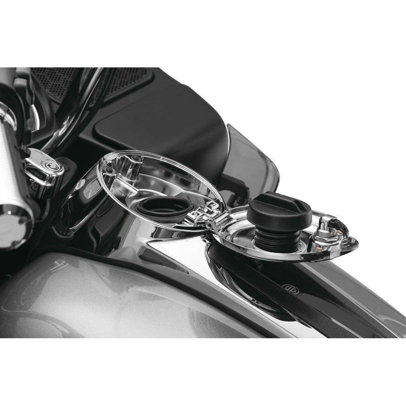 Load image into Gallery viewer, Kuryakyn Chrome Easy Fill Fuel Door 6998
