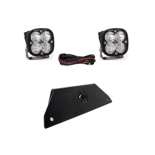 Baja Designs Lower Bumper LED Light Kit Squadron Sport Series Driving/Combo Pattern Clear Lens For Polaris RZR Pro XP 2020-2022 447169