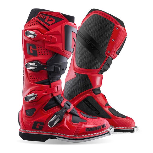 Load image into Gallery viewer, Gaerne SG12 Motocross Red / Black Boots
